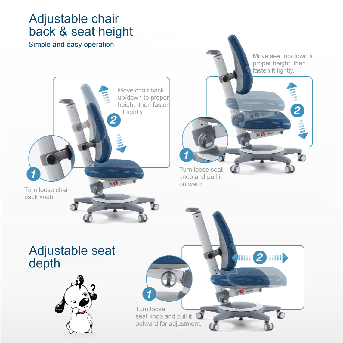 adjustable chair, best ergonomic chair, office chair, ergonomic furniture, work from home